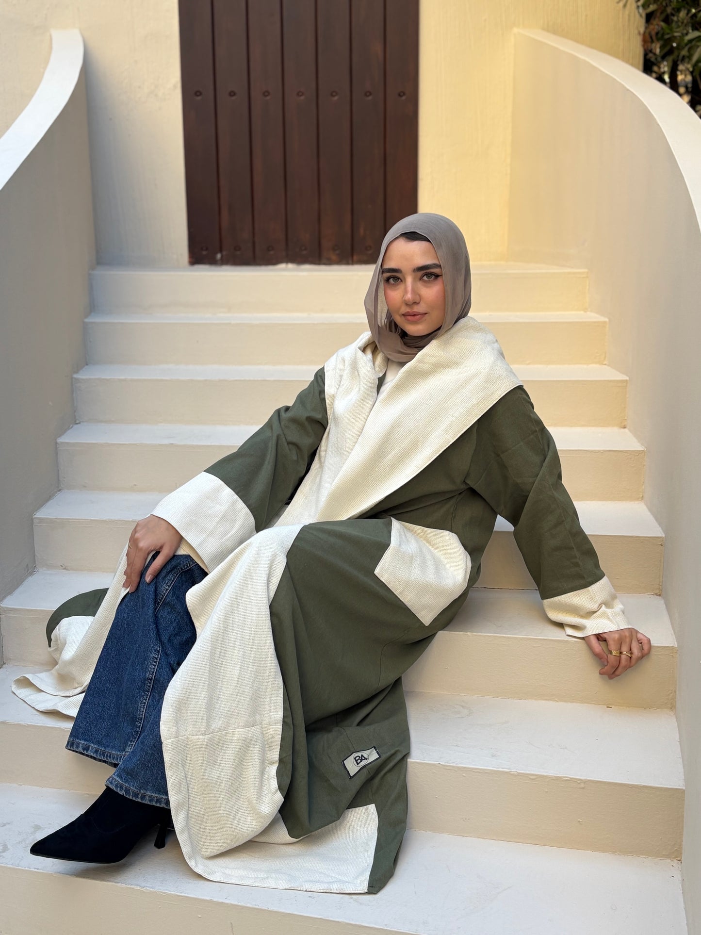 Layali Olive Cardigan