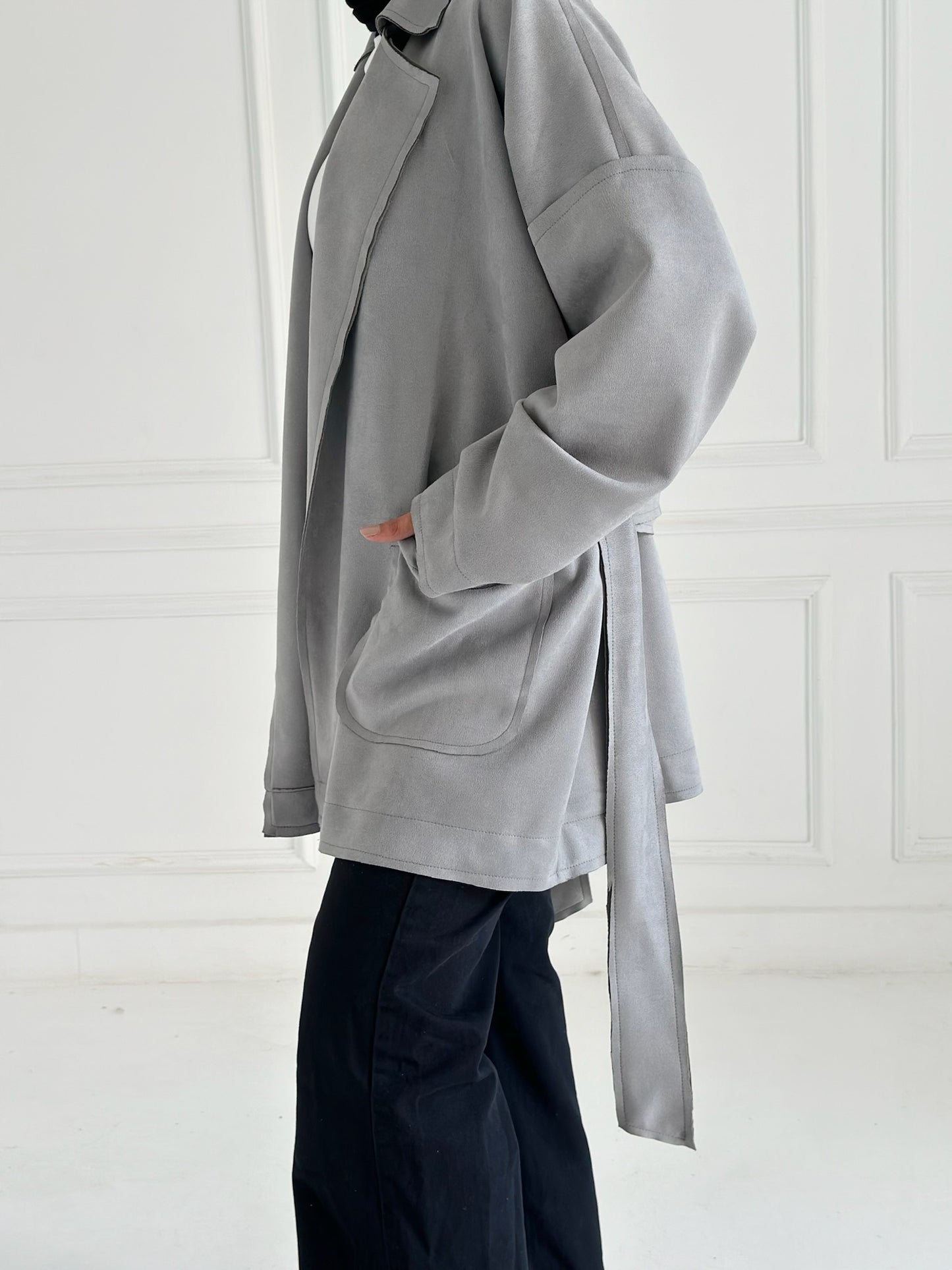 Suede Jacket _Grey