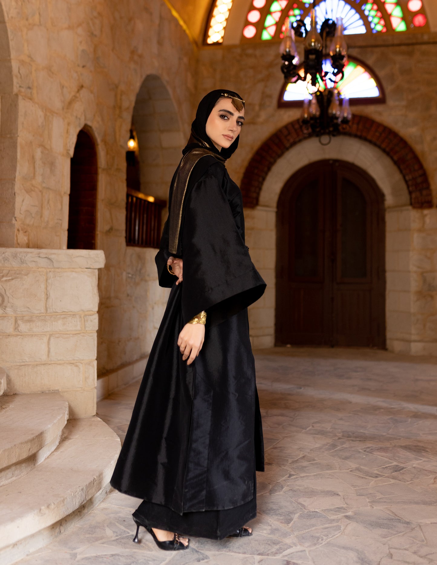 Black Elegance kaftan