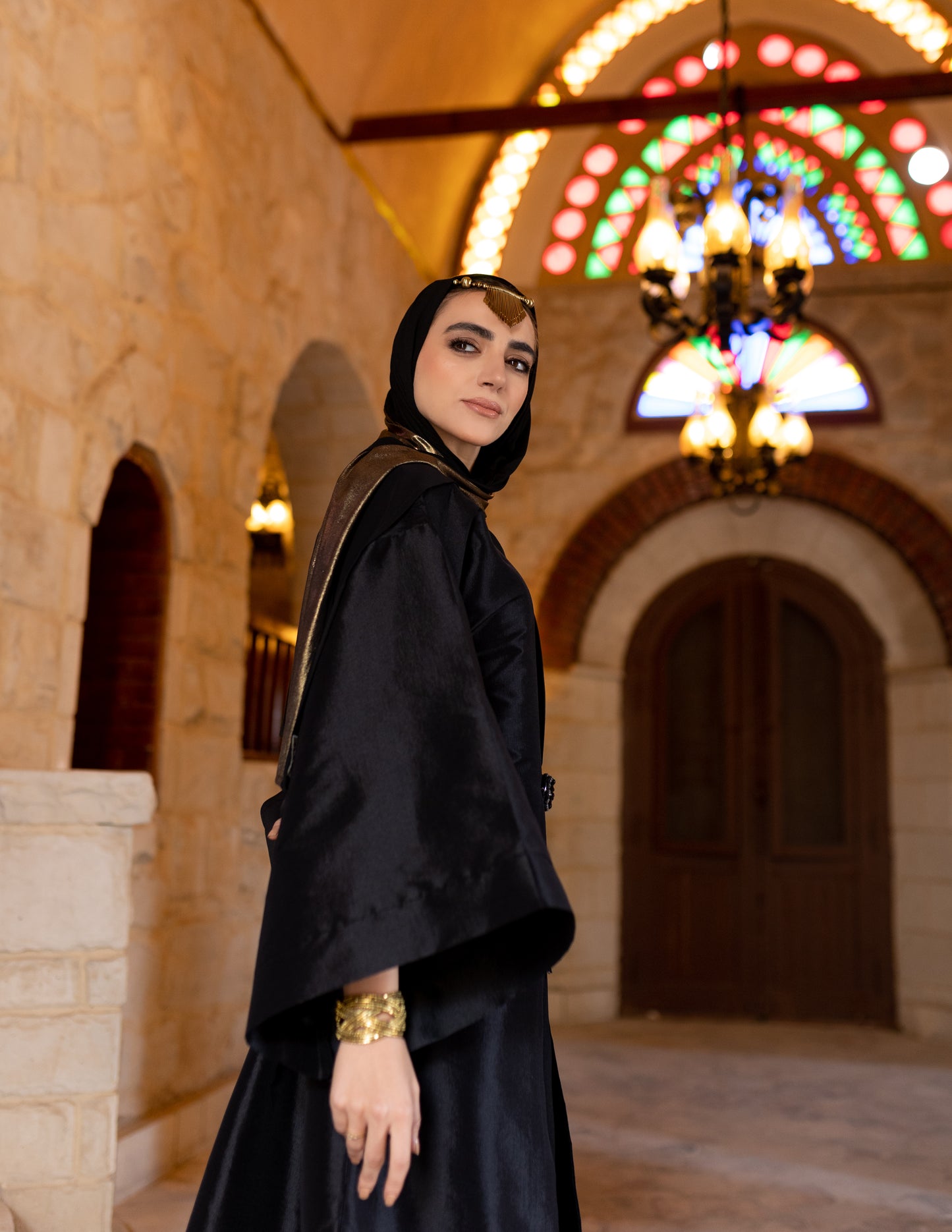 Black Elegance kaftan