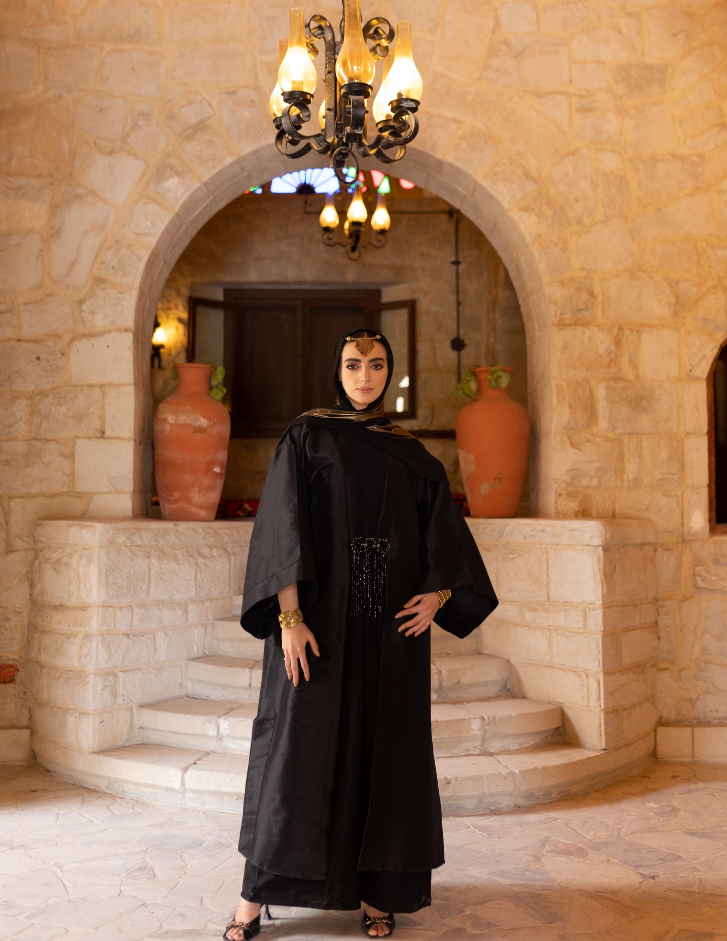 Black Elegance kaftan