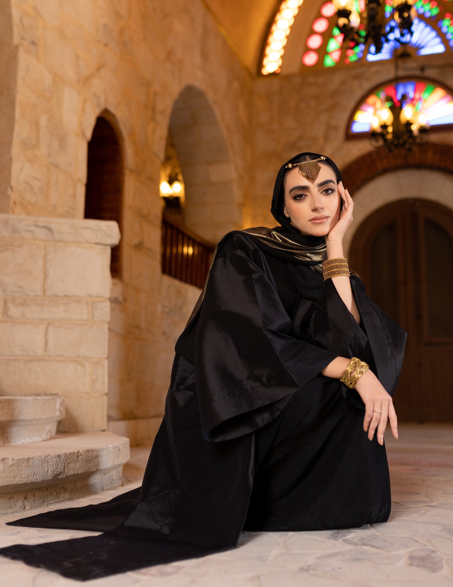 Black Elegance kaftan