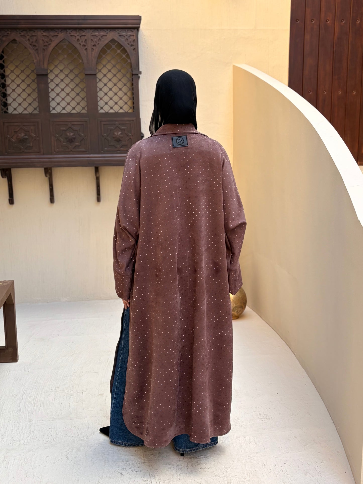 Layali Shirt Dress –Cafe