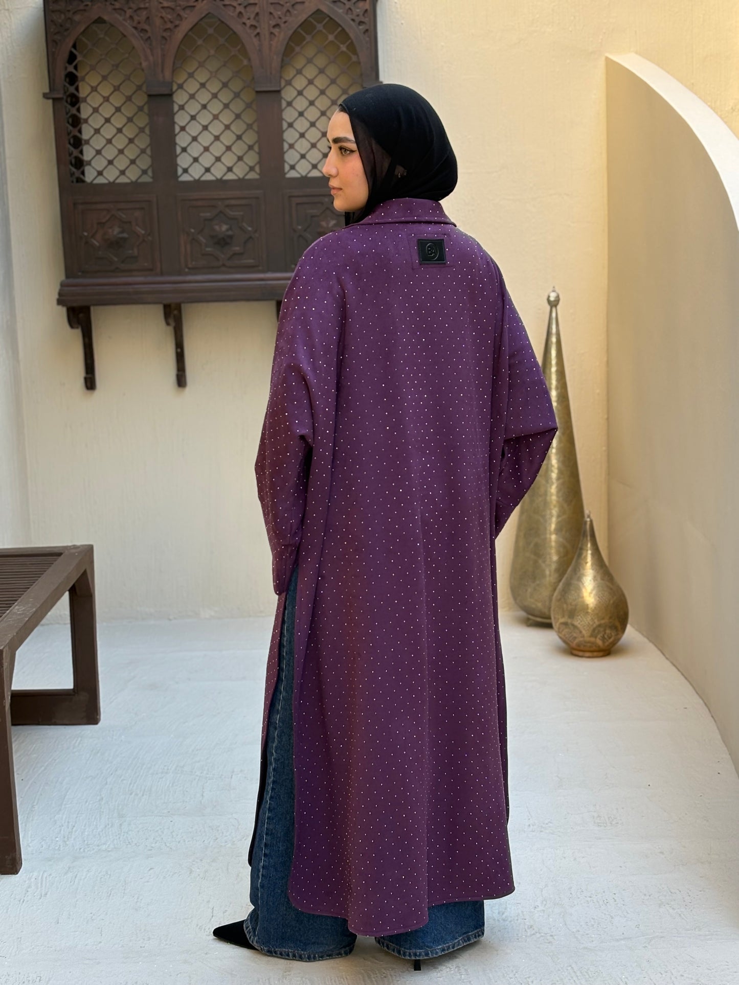 Layali Shirt Dress_Purple