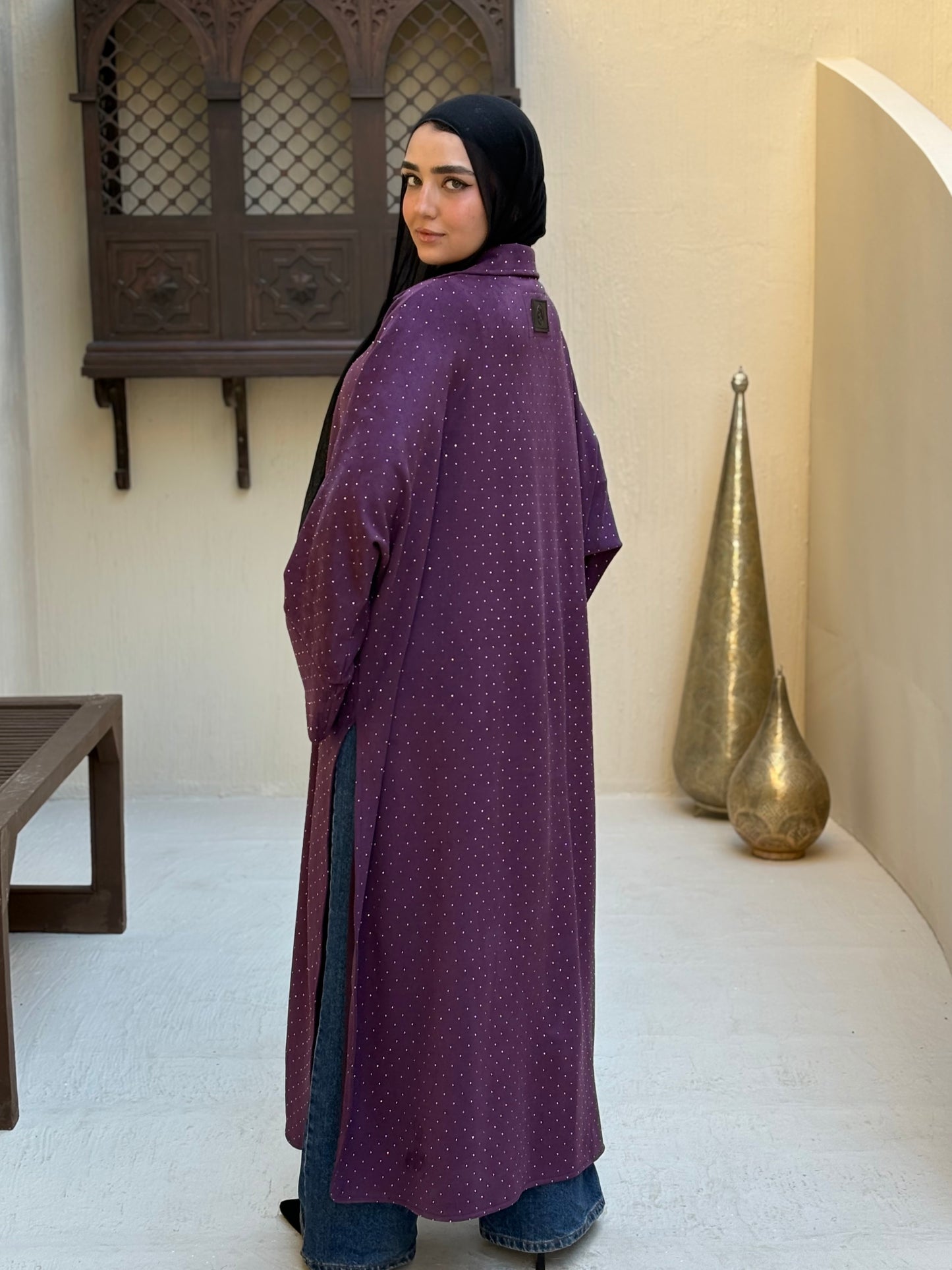 Layali Shirt Dress_Purple