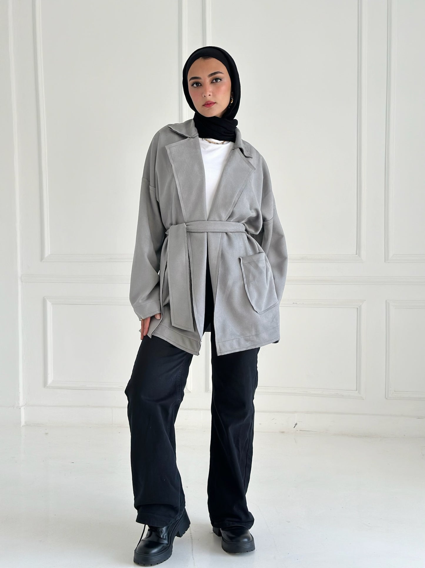 Suede Jacket _Grey