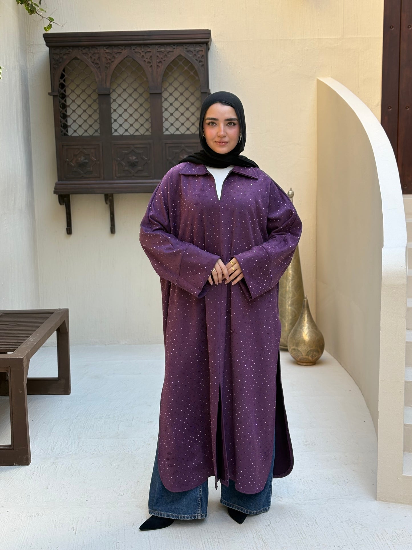 Layali Shirt Dress_Purple