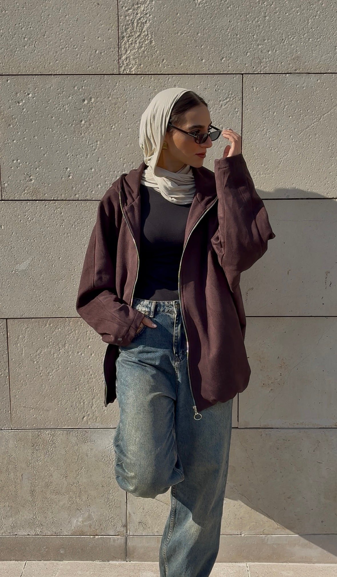 Coze suede Jacket_Dark BRown