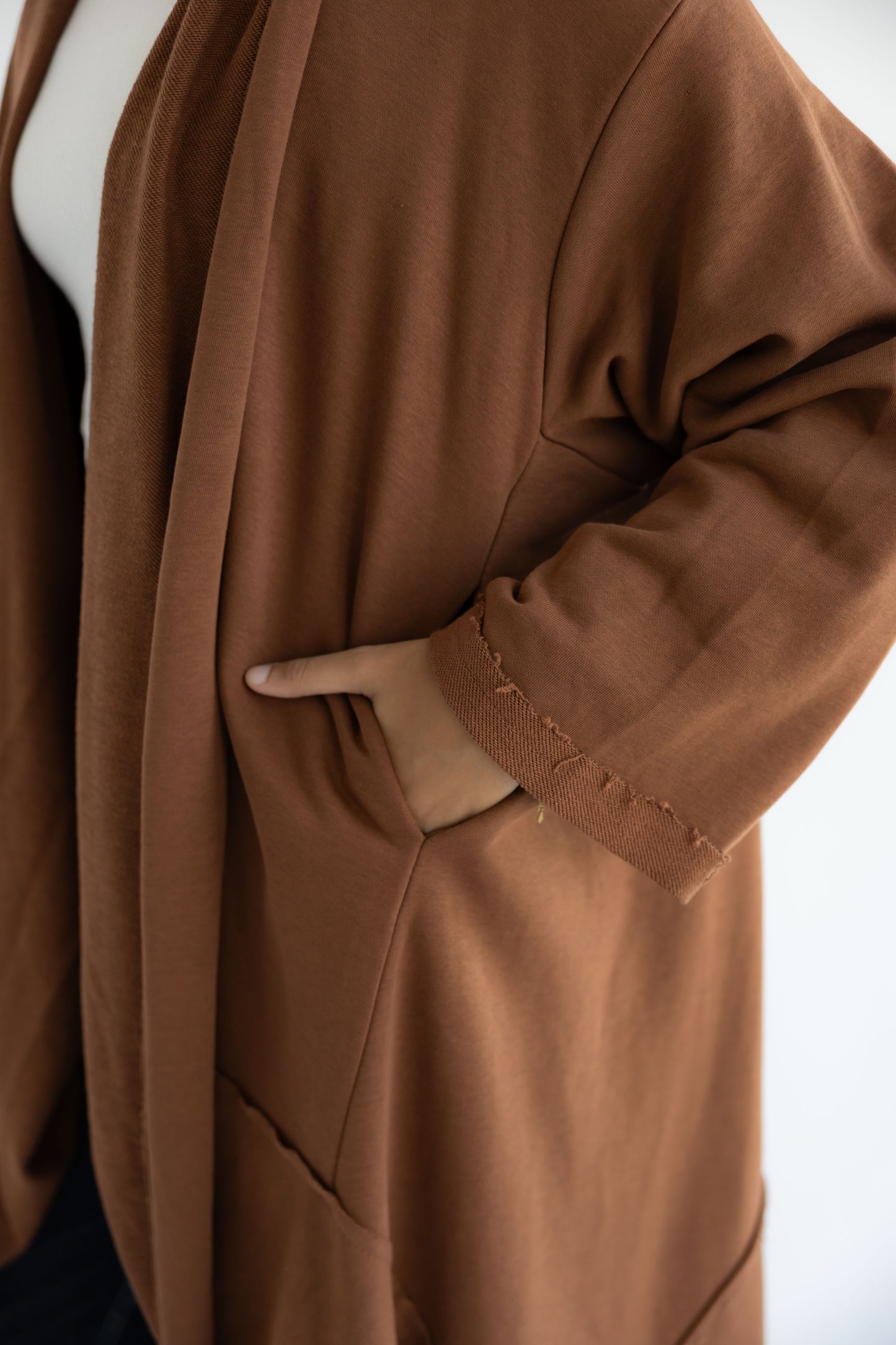 Coze Cardigan _Rust Brown