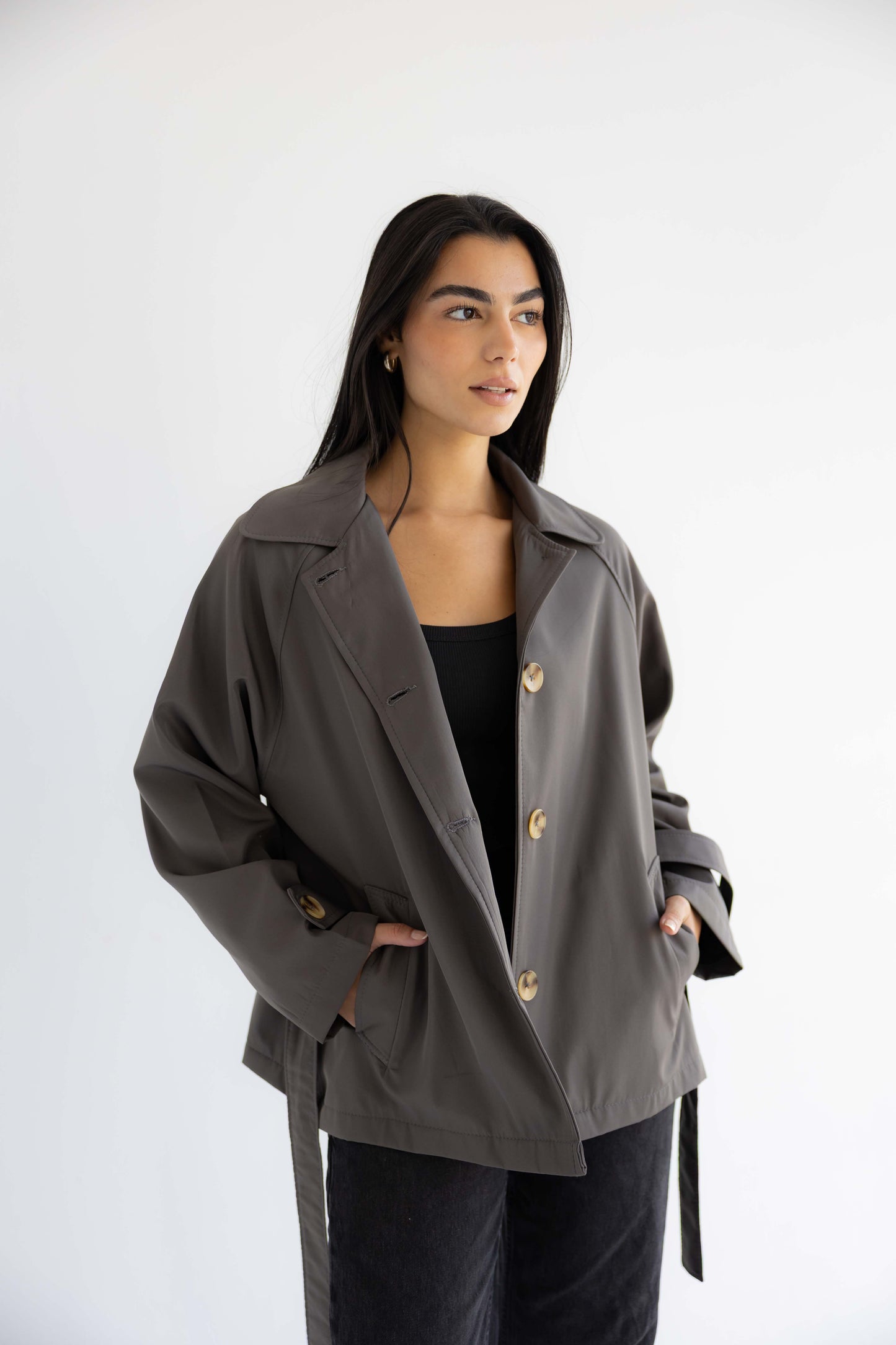 Trenchy jacket _Gray