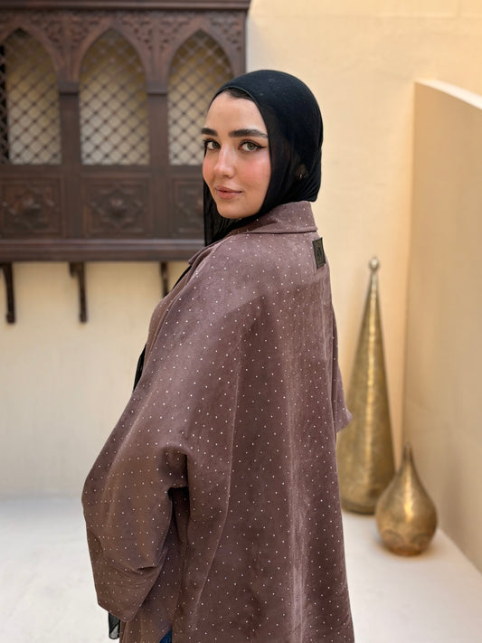 Layali Shirt Dress –Cafe