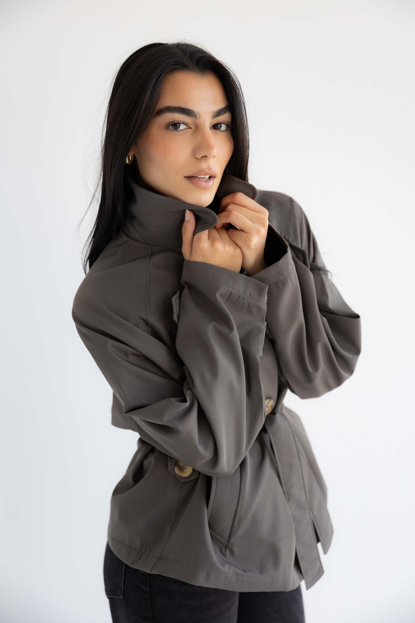 Trenchy jacket _Gray