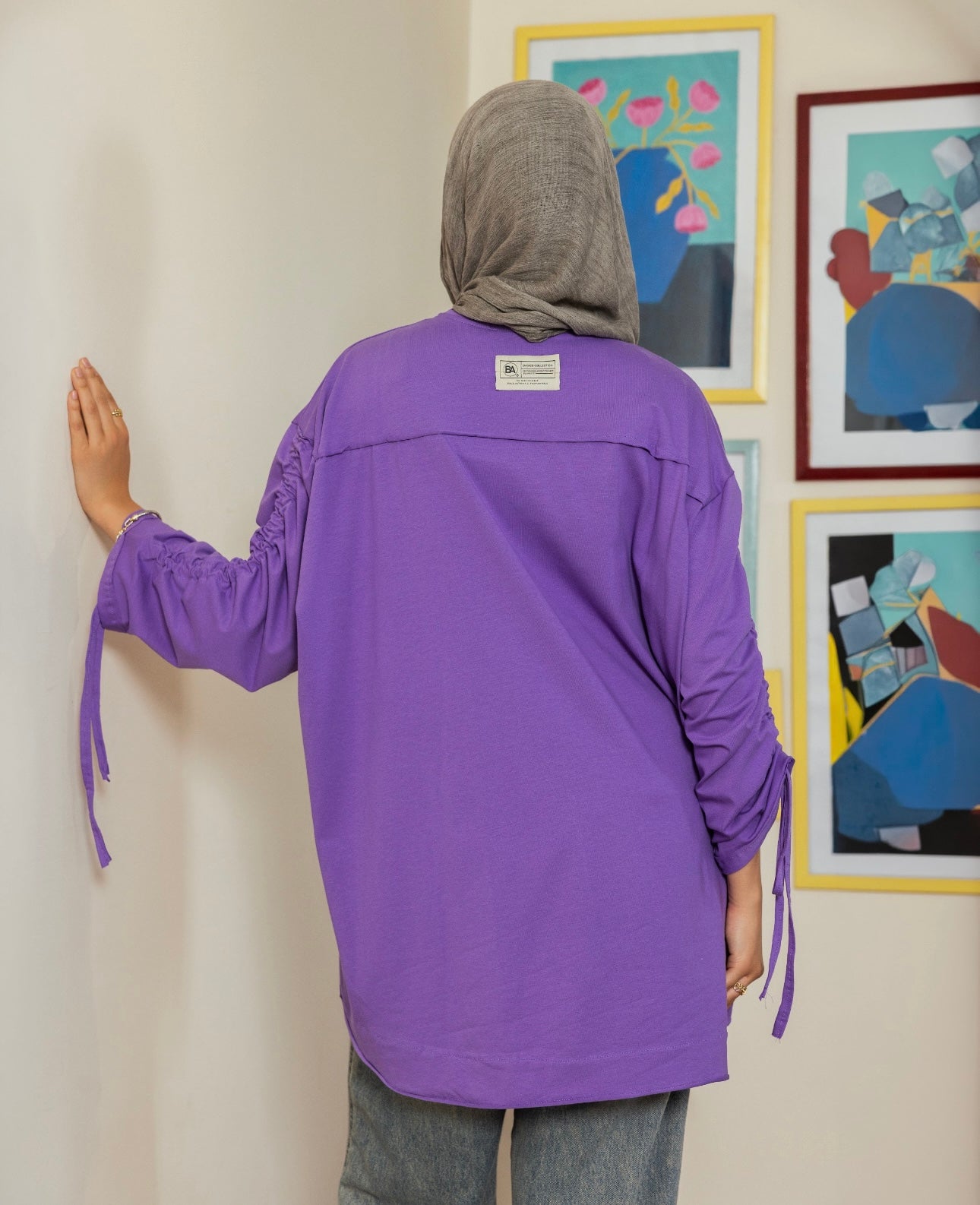 Bloom Cotton Top _Purpple