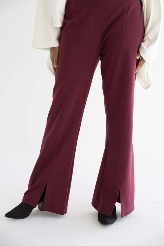 Luna Pants _Burgandy