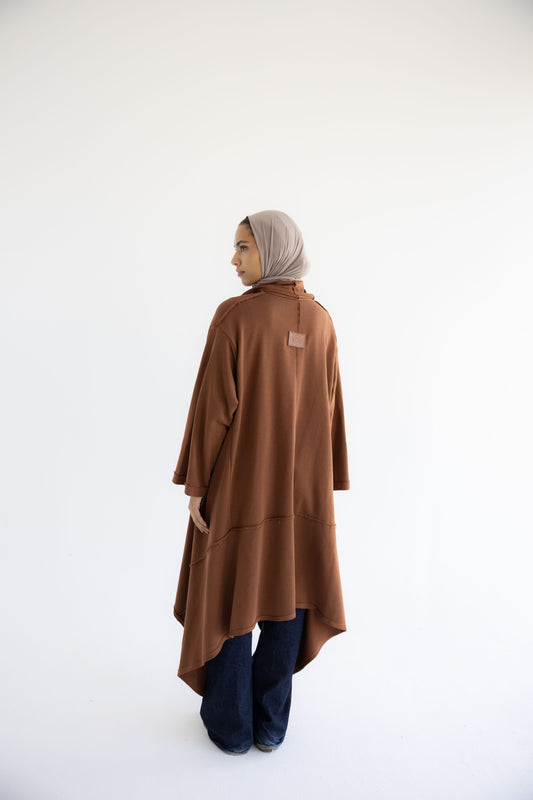Coze Cardigan _Rust Brown