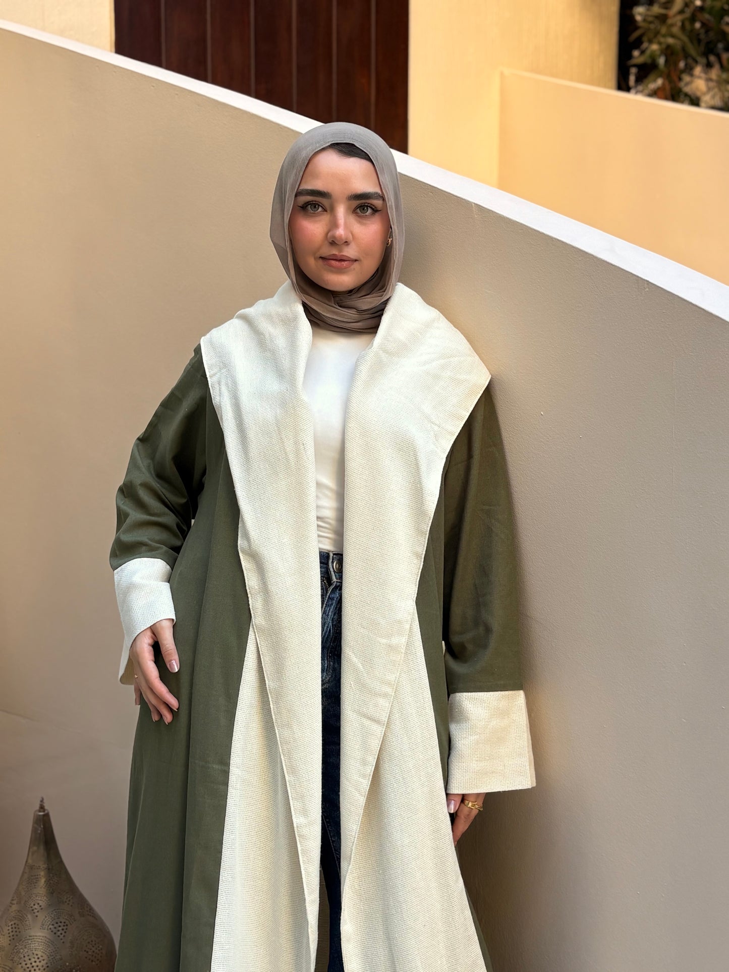 Layali Olive Cardigan