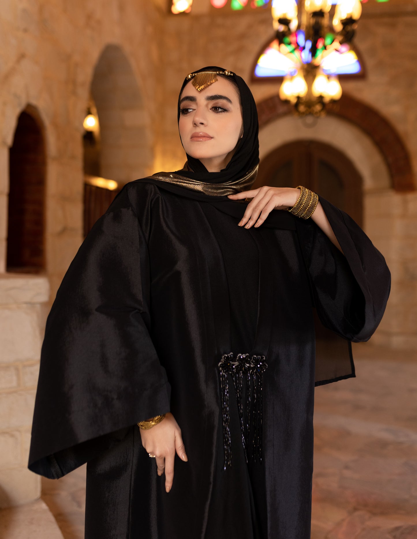 Black Elegance kaftan