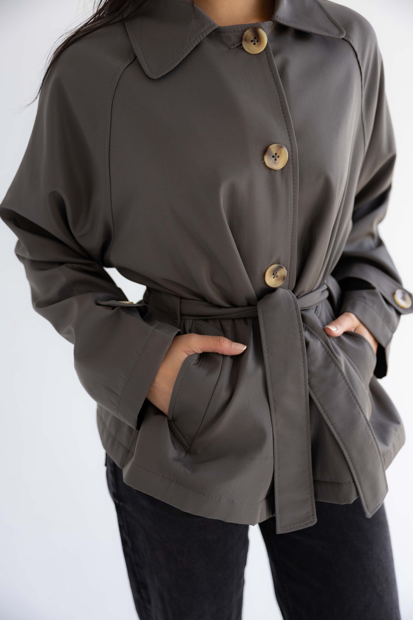 Trenchy jacket _Gray