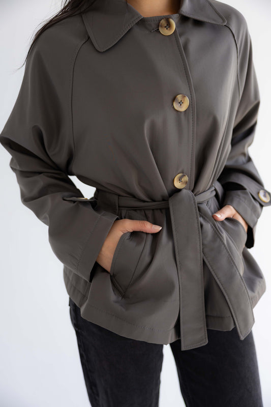 Trenchy jacket _Gray