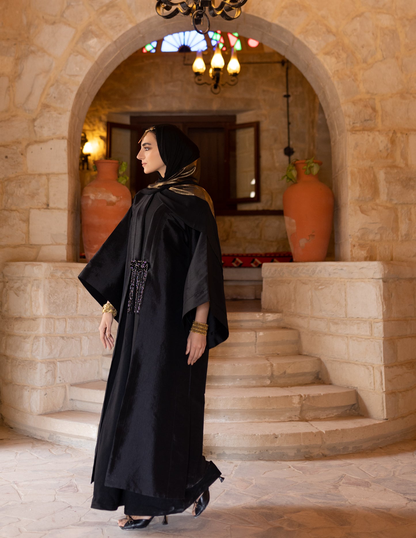 Black Elegance kaftan