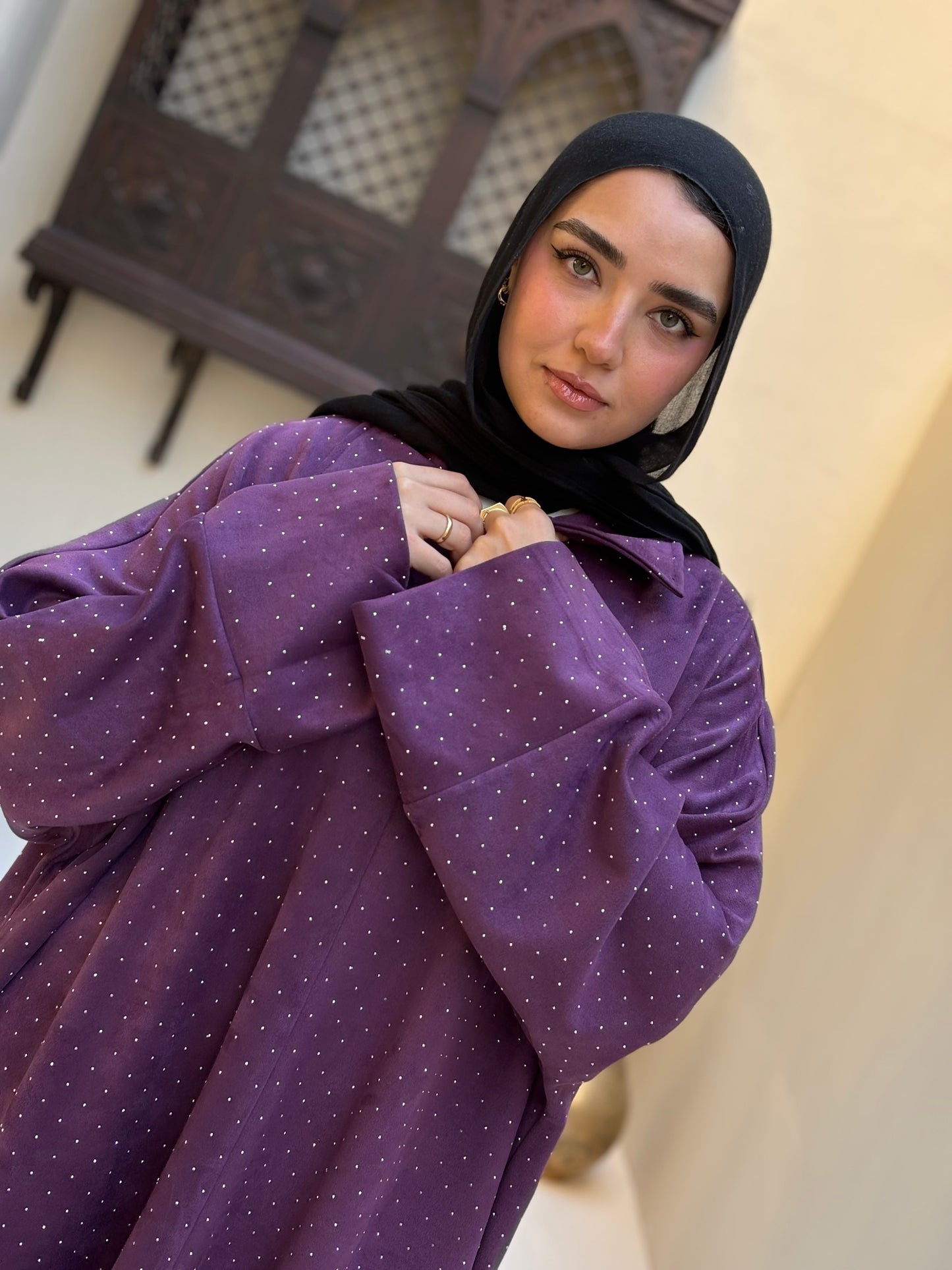 Layali Shirt Dress_Purple