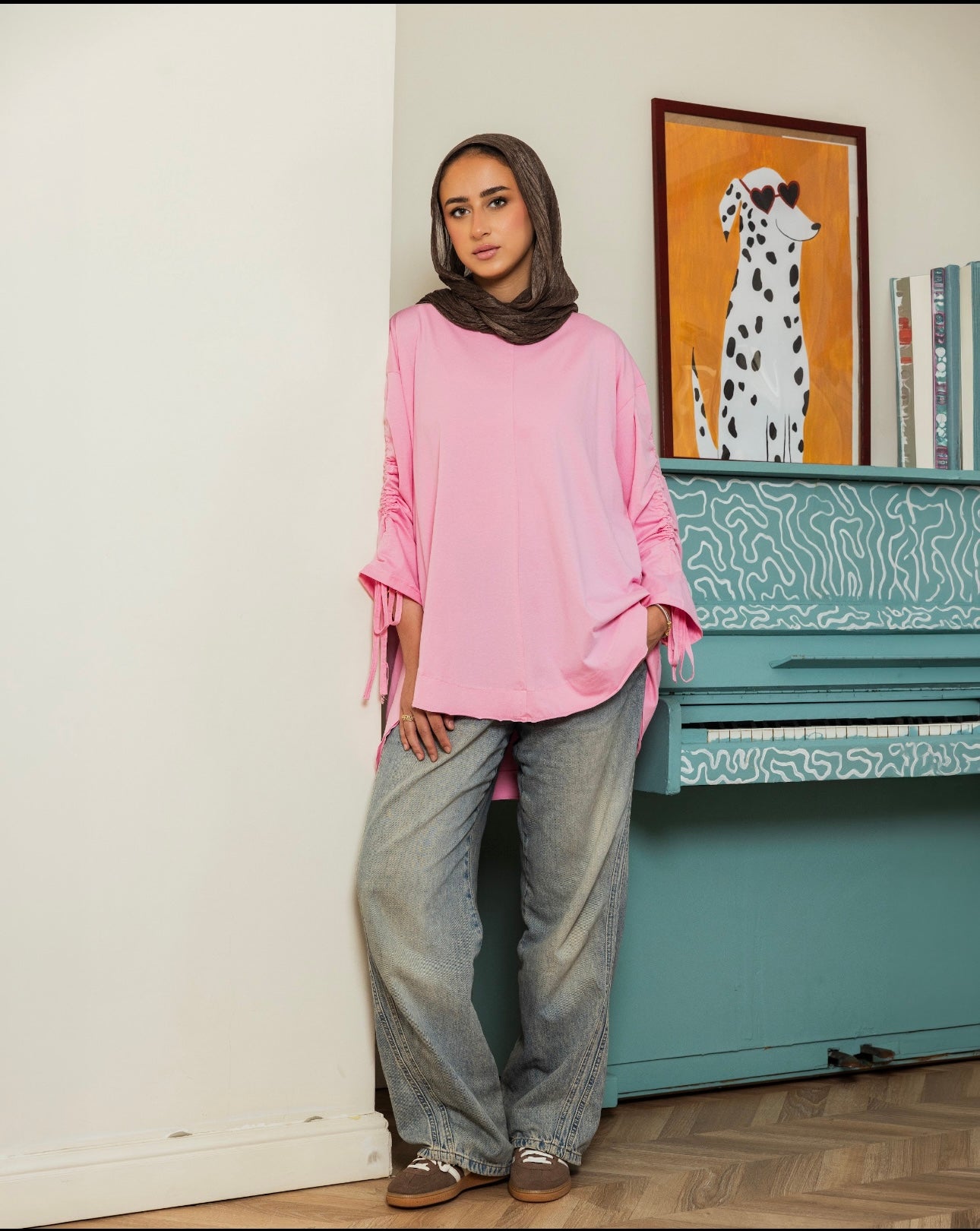 Bloom Cotton Top_Rose