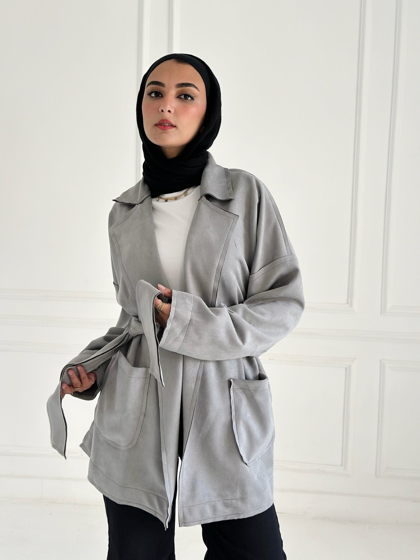 Suede Jacket _Grey