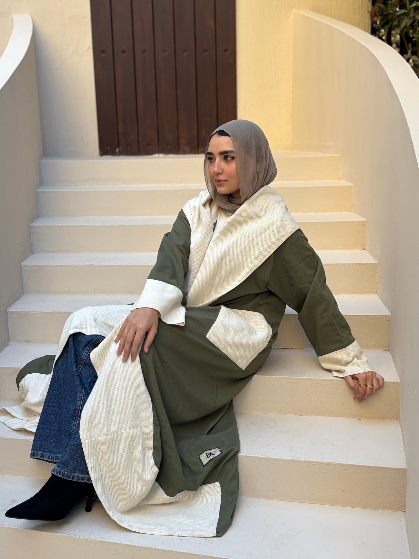 Layali Olive Cardigan
