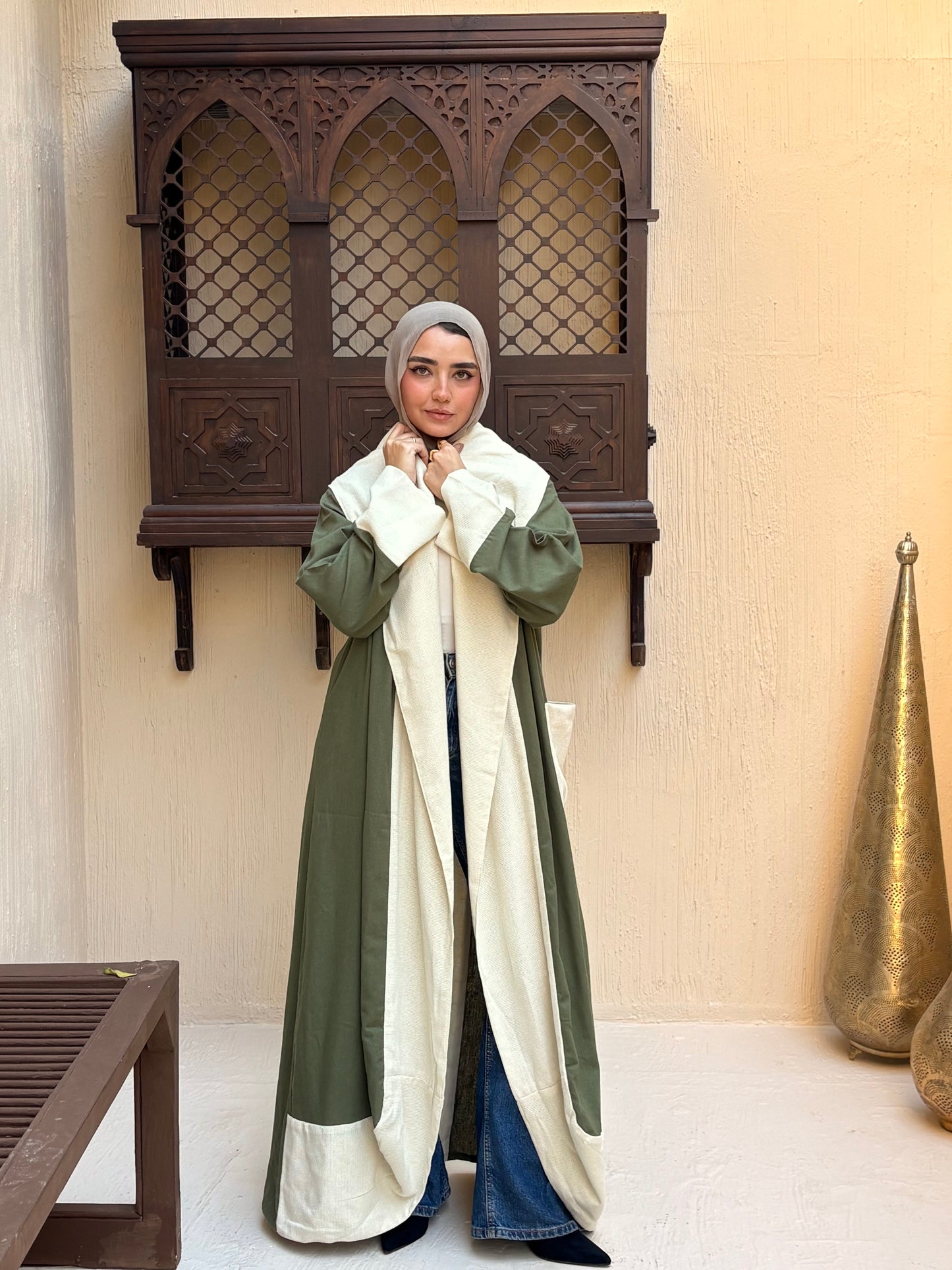 Layali Olive Cardigan