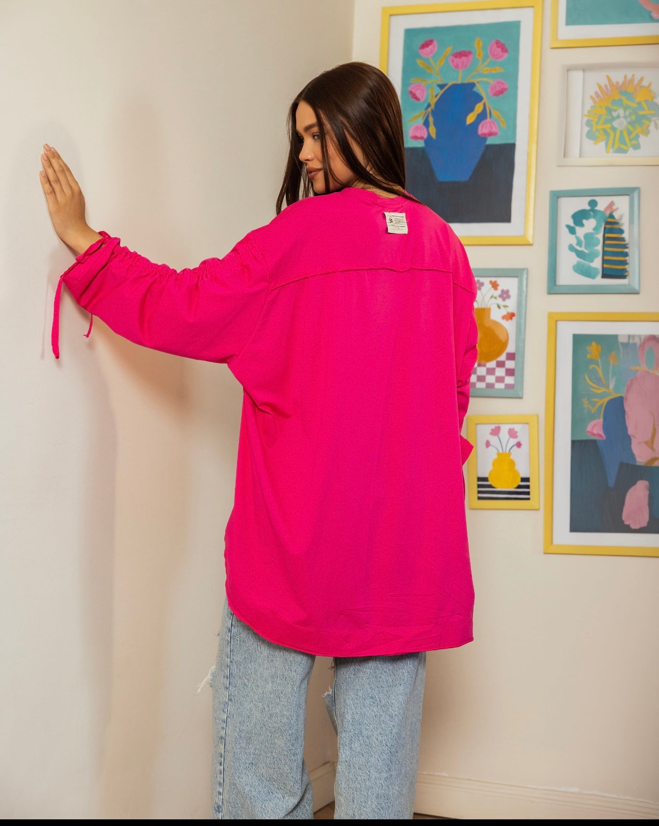 Bloom Cotton Top _Fuchsia