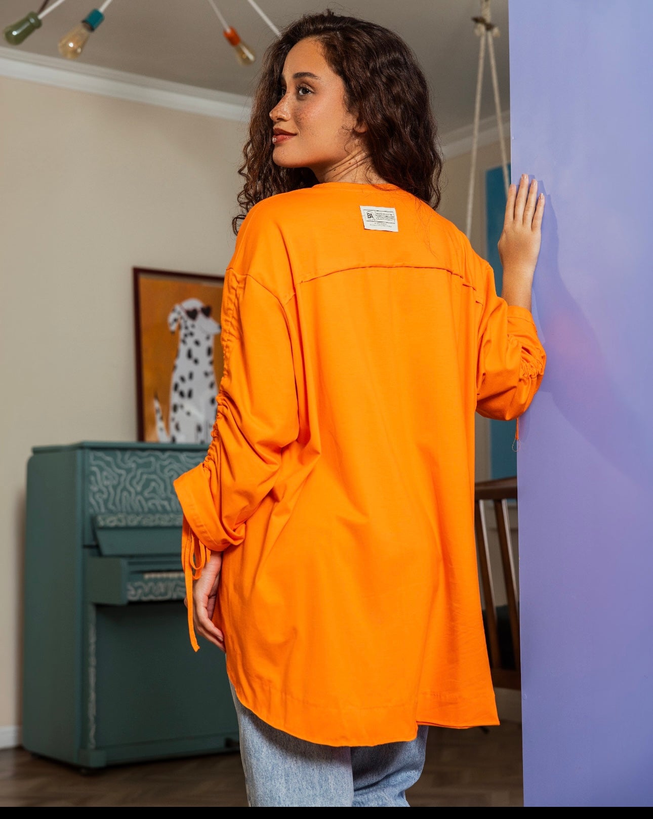 Bloom Cotton Top _Orange