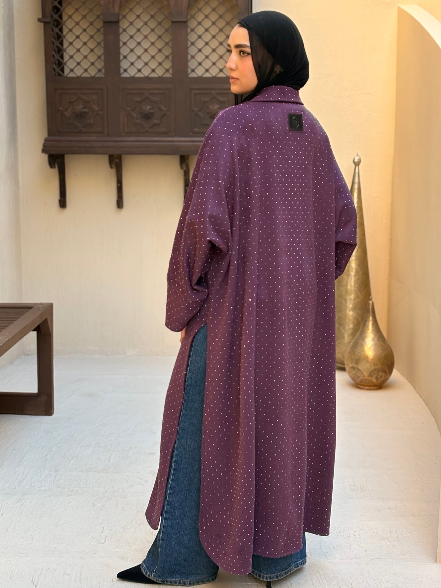 Layali Shirt Dress_Purple