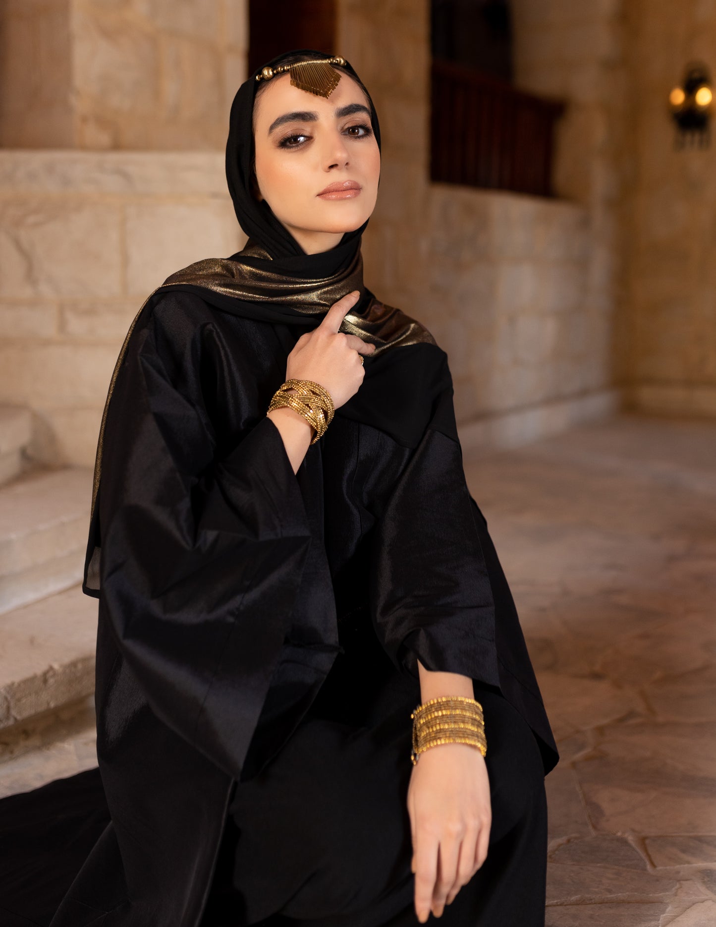 Black Elegance kaftan