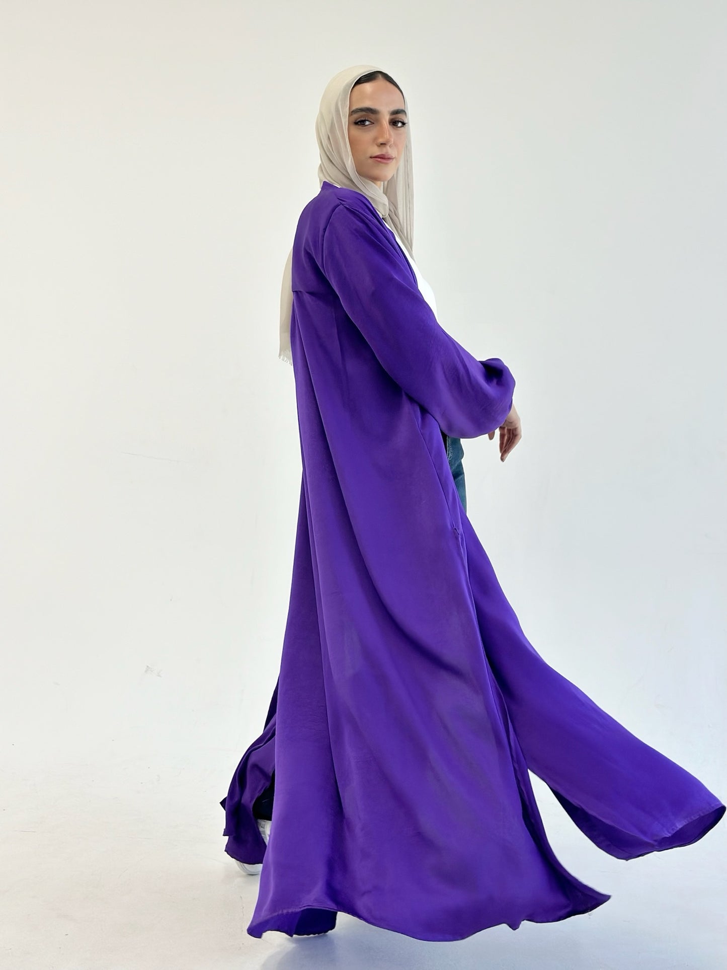 Silk Dress _purple