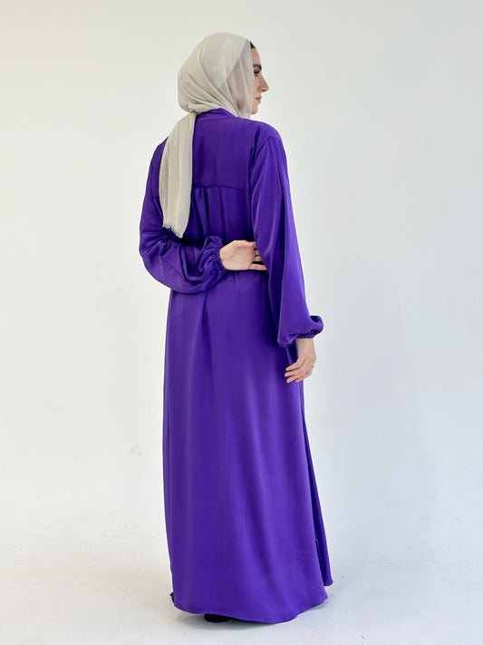 Silk Dress _purple