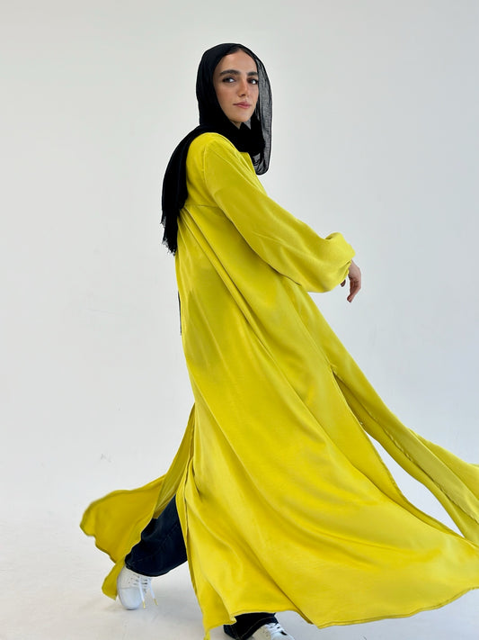 Silk Dress _Mustard