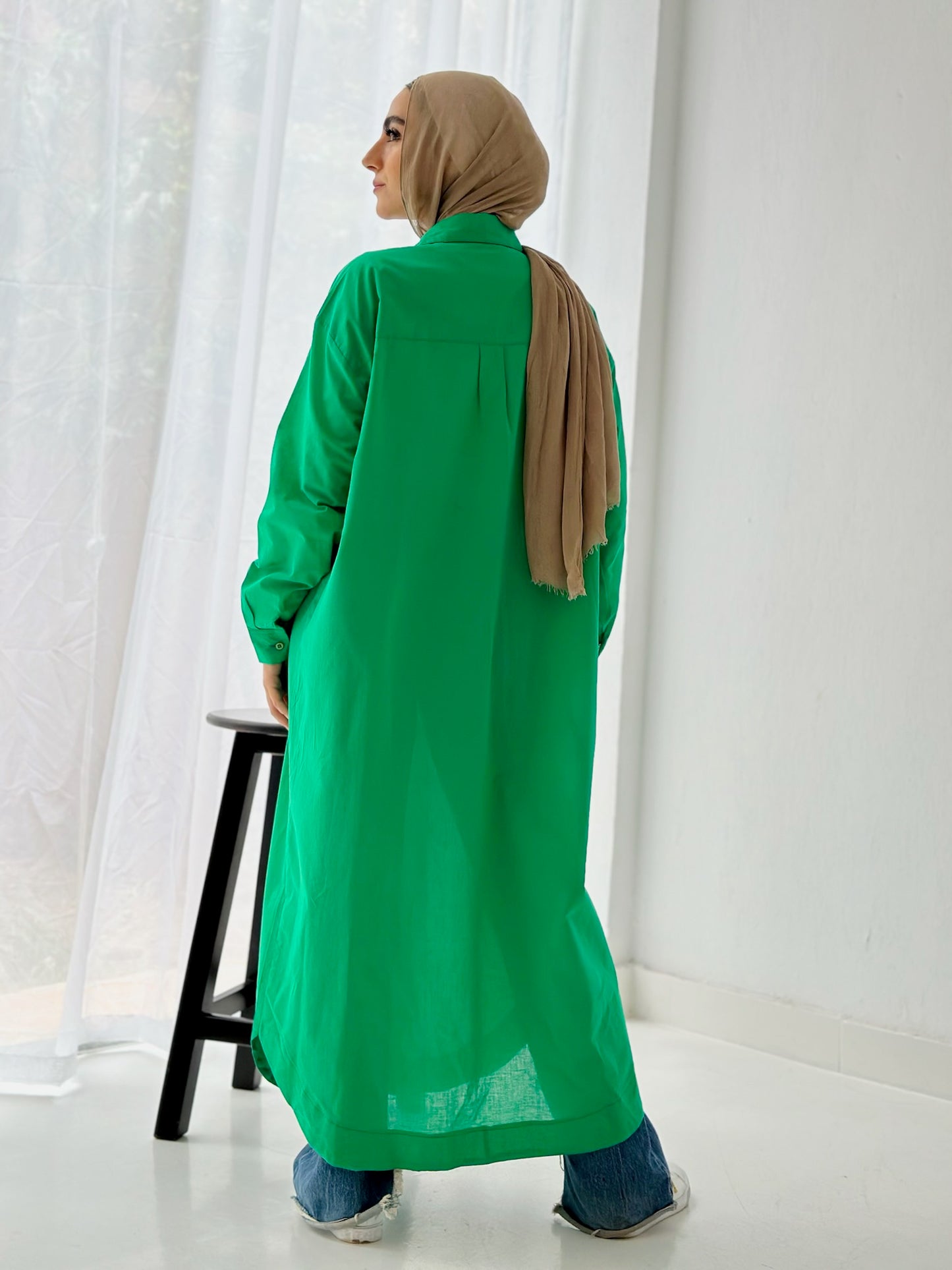 Shirt Dress _Green