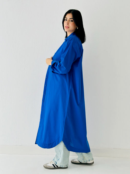 Shirt Dress _Blue