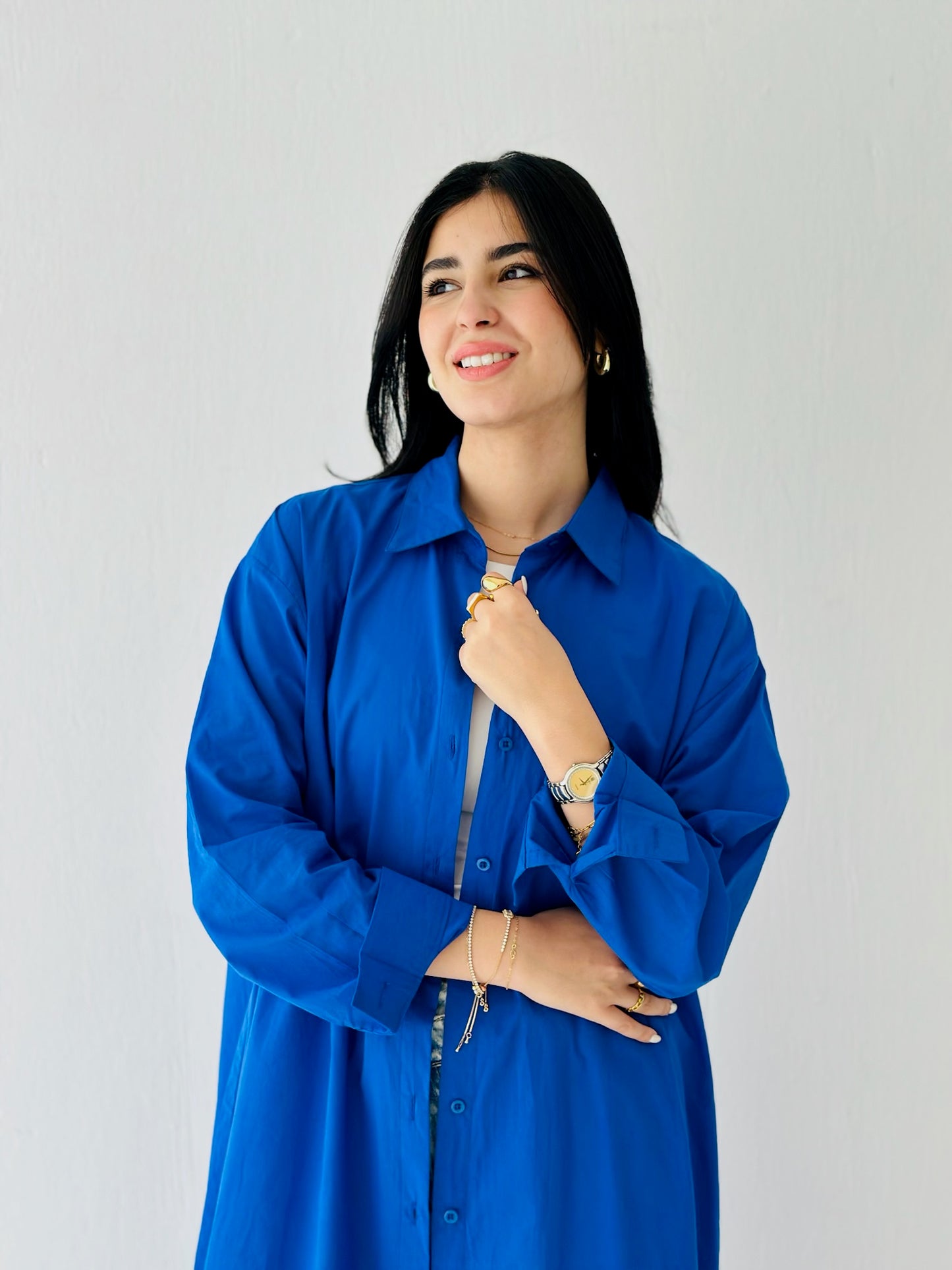 Shirt Dress _Blue