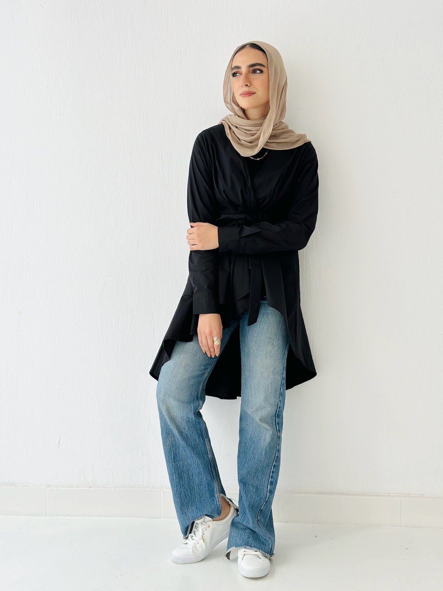 Wrap Blouse _Black