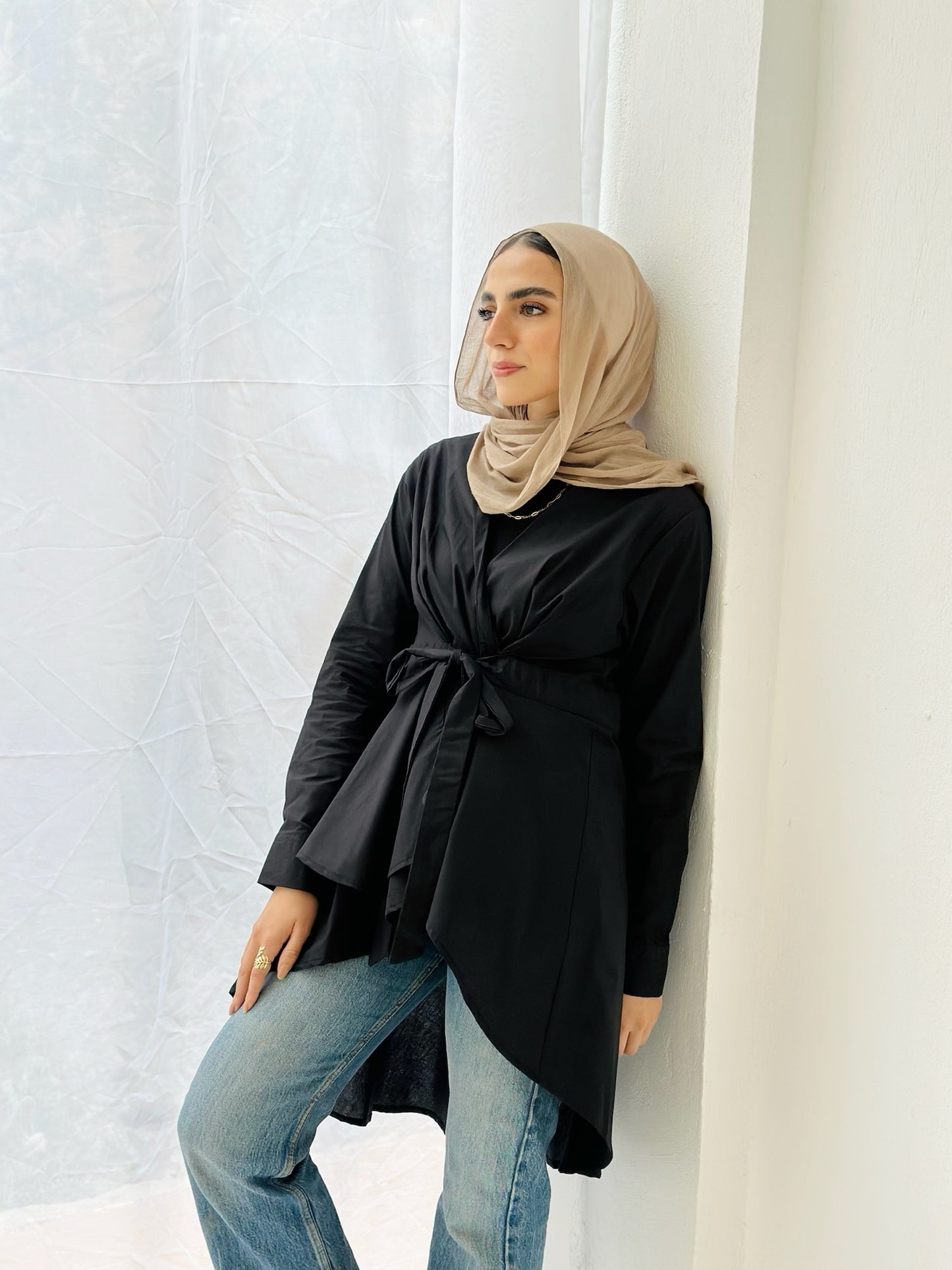 Wrap Blouse _Black