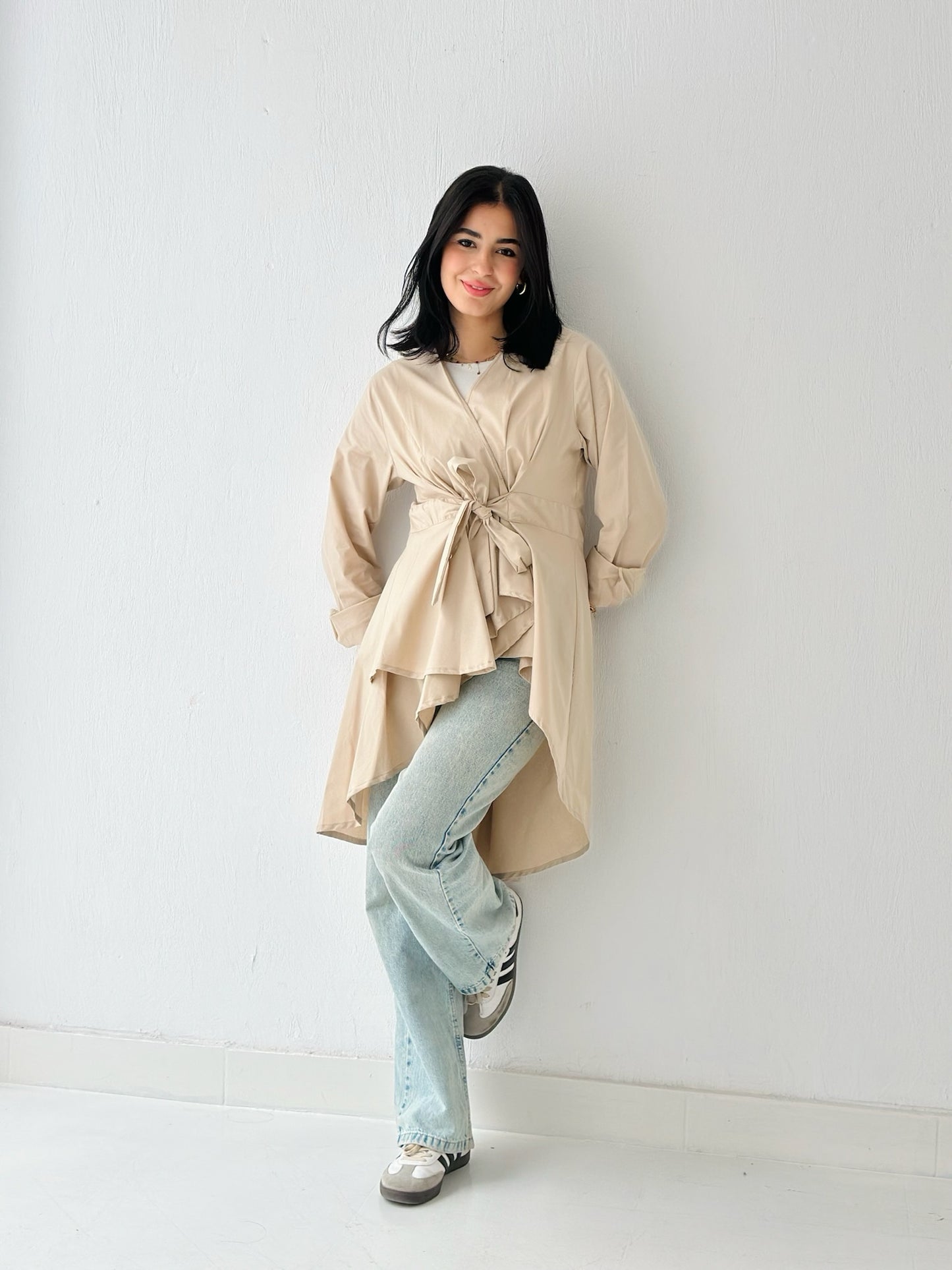 Wrap Blouse _Beige