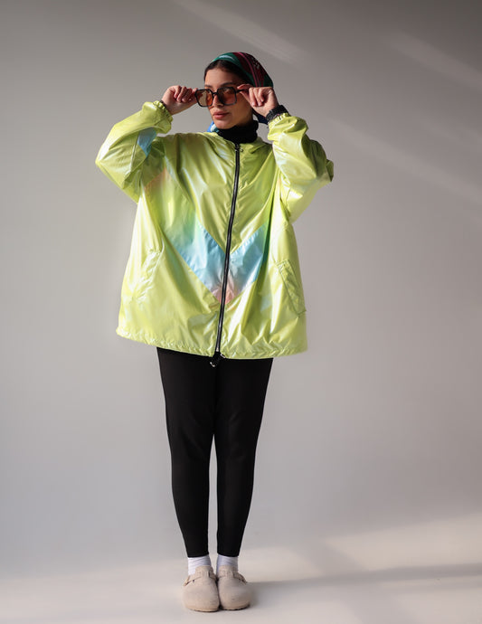 Double waterproof jacket_yellow