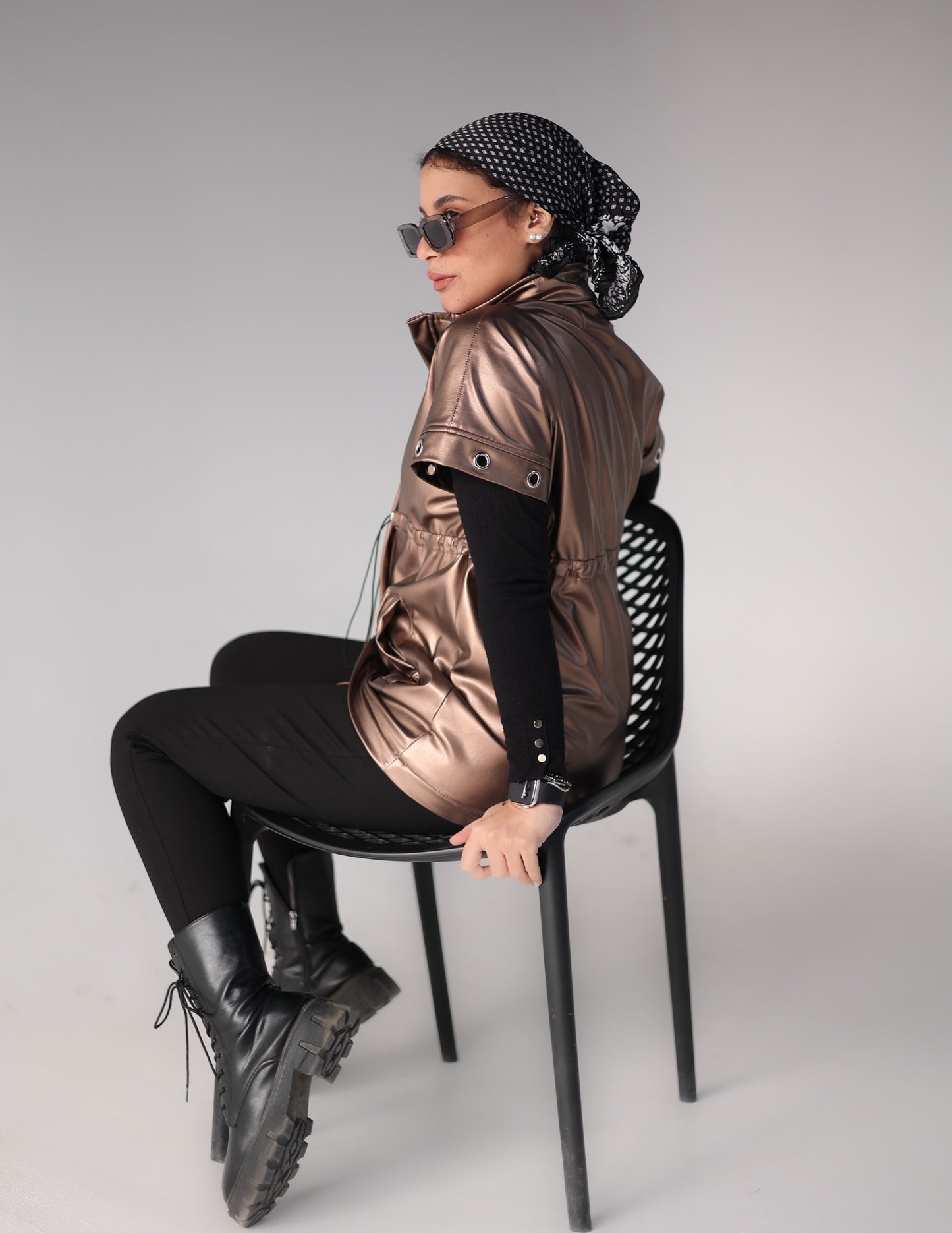 Leather Vest  _Bronze