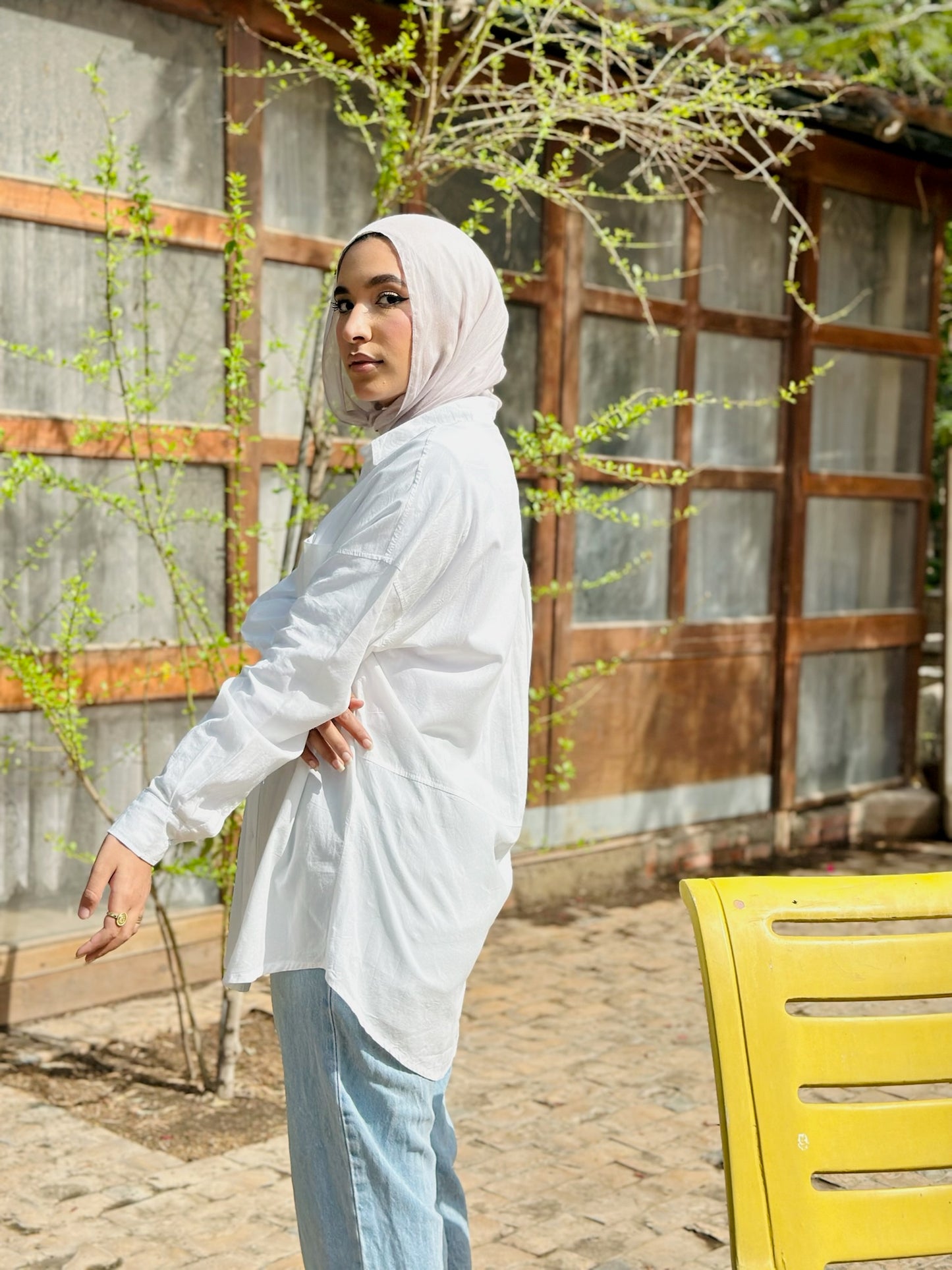 White Linen Shirt